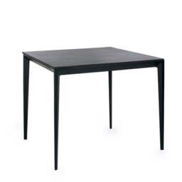 Miami 4 Seater Square Dining Table, Stone - thumbnail 1