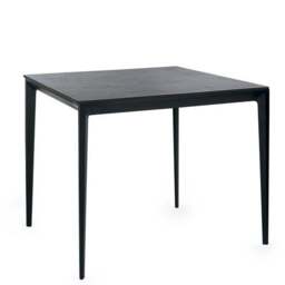 Miami 4 Seater Square Dining Table, Stone - thumbnail 3