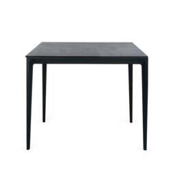 Miami 4 Seater Square Dining Table, Stone - thumbnail 2