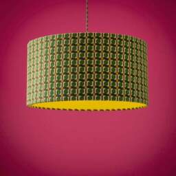 Yinka Ilori Sweet Flows Easy Fit Drum Lamp Shade - thumbnail 2