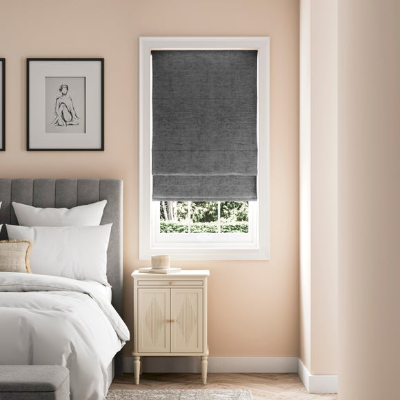 Genoa Chenille Easy Chain Blackout Roman Blind - image 1