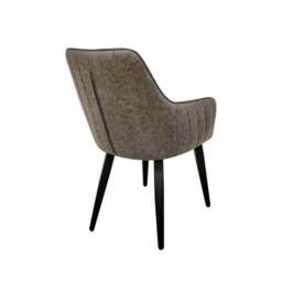Indus Valley Set of 2 Logan Dining Chairs, Faux Leather - thumbnail 5