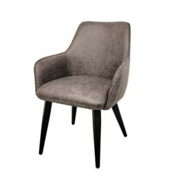 Indus Valley Set of 2 Logan Dining Chairs, Faux Leather - thumbnail 3