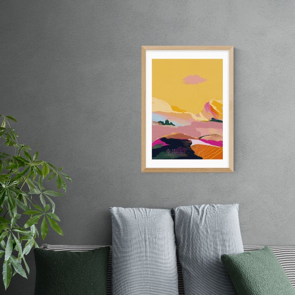 East End Prints Abstract Pink Dream Cloud Print - image 1