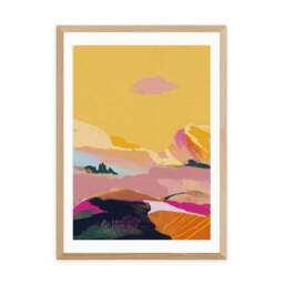 East End Prints Abstract Pink Dream Cloud Print - thumbnail 2