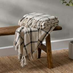 Yard Beni Cotton Throw Blanket 130cm x 180cm
