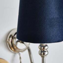 Clara Velvet Tapered Lamp Shade - thumbnail 3