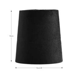 Clara Velvet Tapered Lamp Shade - thumbnail 4
