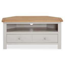 "Bromley Corner TV Unit, Oak for TVs up to 40""" - thumbnail 2
