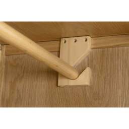 Cotswold Double 1 Drawer Wardrobe, Oak - thumbnail 6