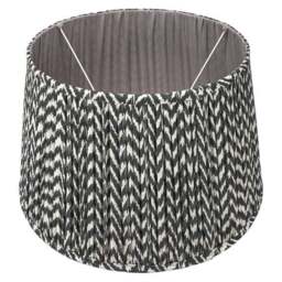 Vienna Chevron Mushroom Pleat Lamp Shade - thumbnail 3