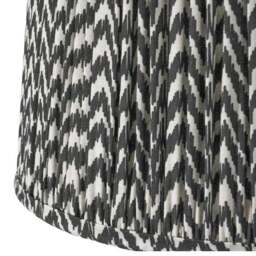 Vienna Chevron Mushroom Pleat Lamp Shade - thumbnail 4
