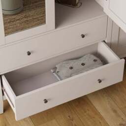 Lynton Mirrored 4 Door Wardrobe - thumbnail 4