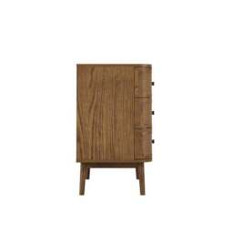 Callie 3 Drawer Chest, Smoked Wood - thumbnail 5