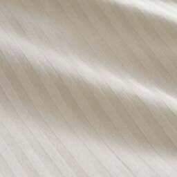 Hotel Cotton Stripe 400 Thread Count Flat Sheet - thumbnail 2