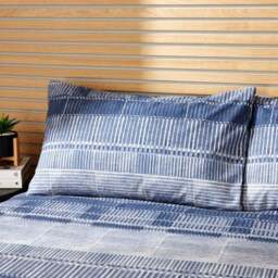 Dakota Stripe Duvet Cover & Pillowcase Set - thumbnail 2
