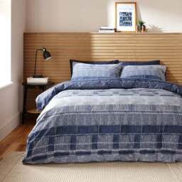 Dakota Stripe Duvet Cover & Pillowcase Set - thumbnail 3