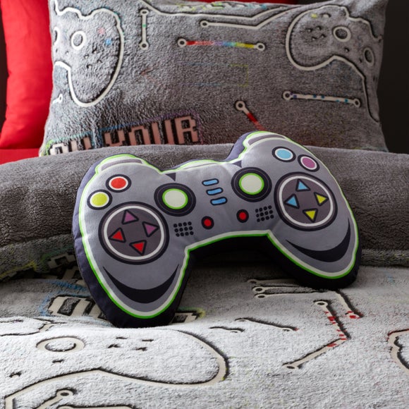 Catherine Lansfield Game Over Fleece Cushion - image 1