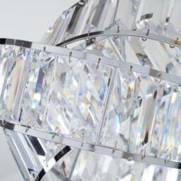 Lilia Acrylic Clear Easy Fit Pendant Shade - thumbnail 3