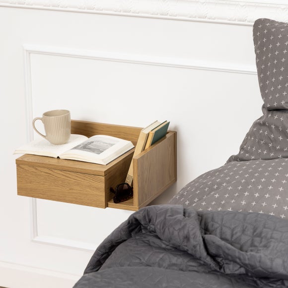 Furniture To Go Ashlan 1 Drawer Square Wall Mounted Bedside Table - image 1