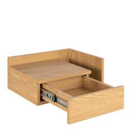 Furniture To Go Ashlan 1 Drawer Square Wall Mounted Bedside Table - thumbnail 6