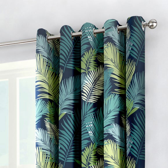 Fusion Tropical Eyelet Curtains - image 1