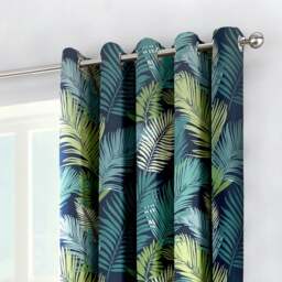 Fusion Tropical Eyelet Curtains - thumbnail 1