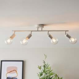 Elements Koppla 4 Light Semi Flush Spotlight Bar - thumbnail 1