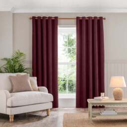 Luna Brushed Eyelet Curtains (Blackout Available) - thumbnail 2