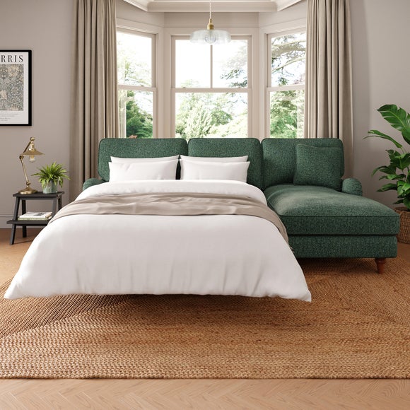 Beatrice II Blended Chenille Corner Storage Sofa Bed - image 1