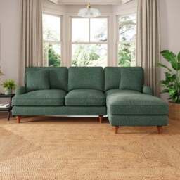 Beatrice II Blended Chenille Corner Storage Sofa Bed - thumbnail 2