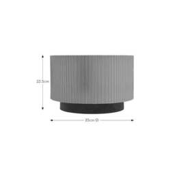 Ticking Stripe Two Tier Lamp Shade - thumbnail 5