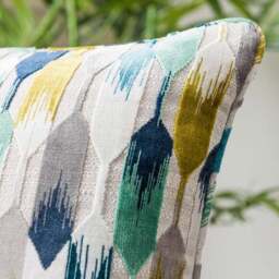 Kelso Cut Velvet Cushion - thumbnail 2