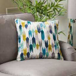 Kelso Cut Velvet Cushion - thumbnail 1