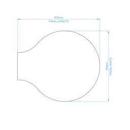 Contemporary Ball Fixed Metal Curtain Pole with Rings - thumbnail 6
