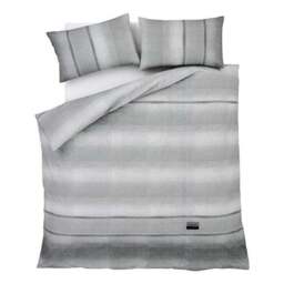 Catherine Lansfield Denim Grey Duvet Cover and Pillowcase Set - thumbnail 4