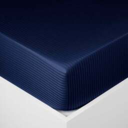 Hotel Cotton Stripe 400 Thread Count Grip Fitted Sheet - thumbnail 2