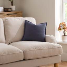 Westcott Cotton Slub Square Cushion - thumbnail 1
