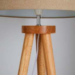 Jandia Wooden Tripod Floor Lamp - thumbnail 3