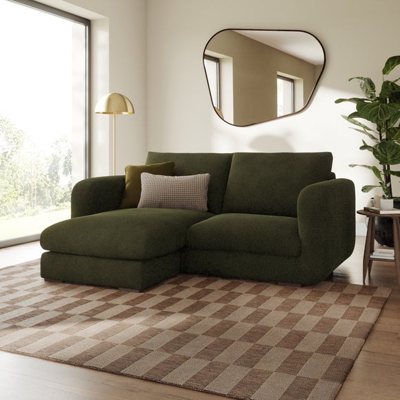 Luca Tonal Boucle Reversible Corner Chaise Sofa - image 1