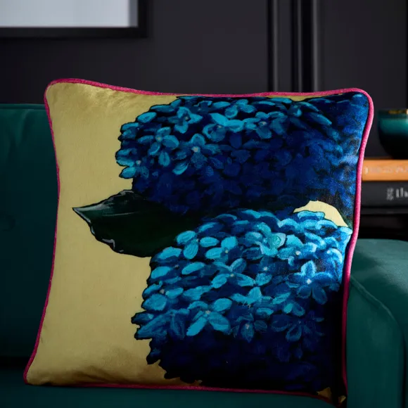 Hiyah Hydrangea Square Cushion - image 1