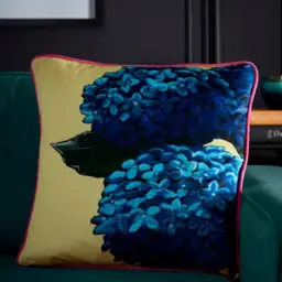 Hiyah Hydrangea Square Cushion - thumbnail 1