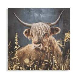 Hamish The Highland Cow Canvas - thumbnail 3