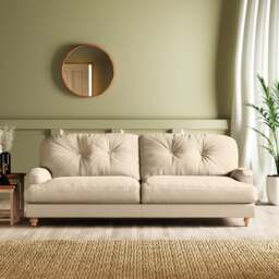 Martha Vintage Velvet 4 Seater Sofa - thumbnail 1