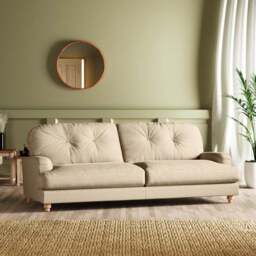 Martha Vintage Velvet 4 Seater Sofa - thumbnail 2