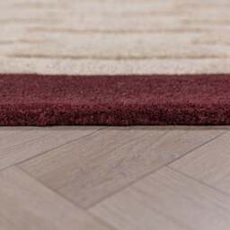 Mara Chevron Border Wool Rug - thumbnail 4