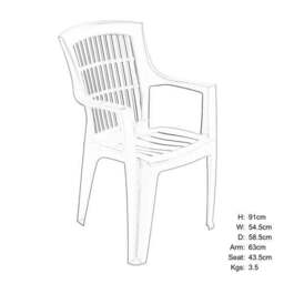 Tivoli 2 Seater Dark Grey Bistro Set with Parma Chairs - thumbnail 6