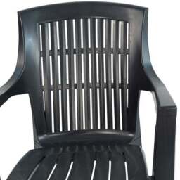 Tivoli 2 Seater Dark Grey Bistro Set with Parma Chairs - thumbnail 5