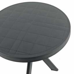 Tivoli 2 Seater Dark Grey Bistro Set with Parma Chairs - thumbnail 3