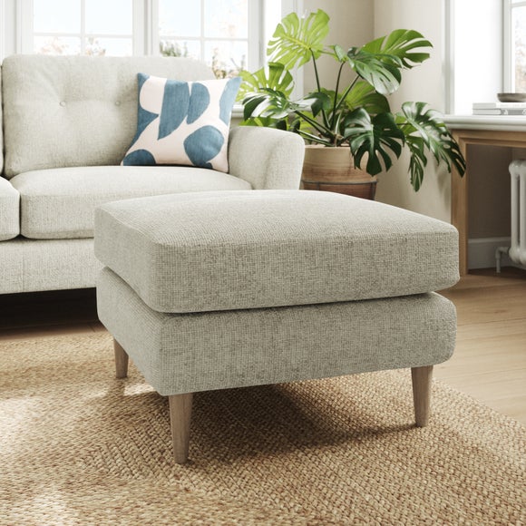 Sven Chunky Chenille Footstool - image 1
